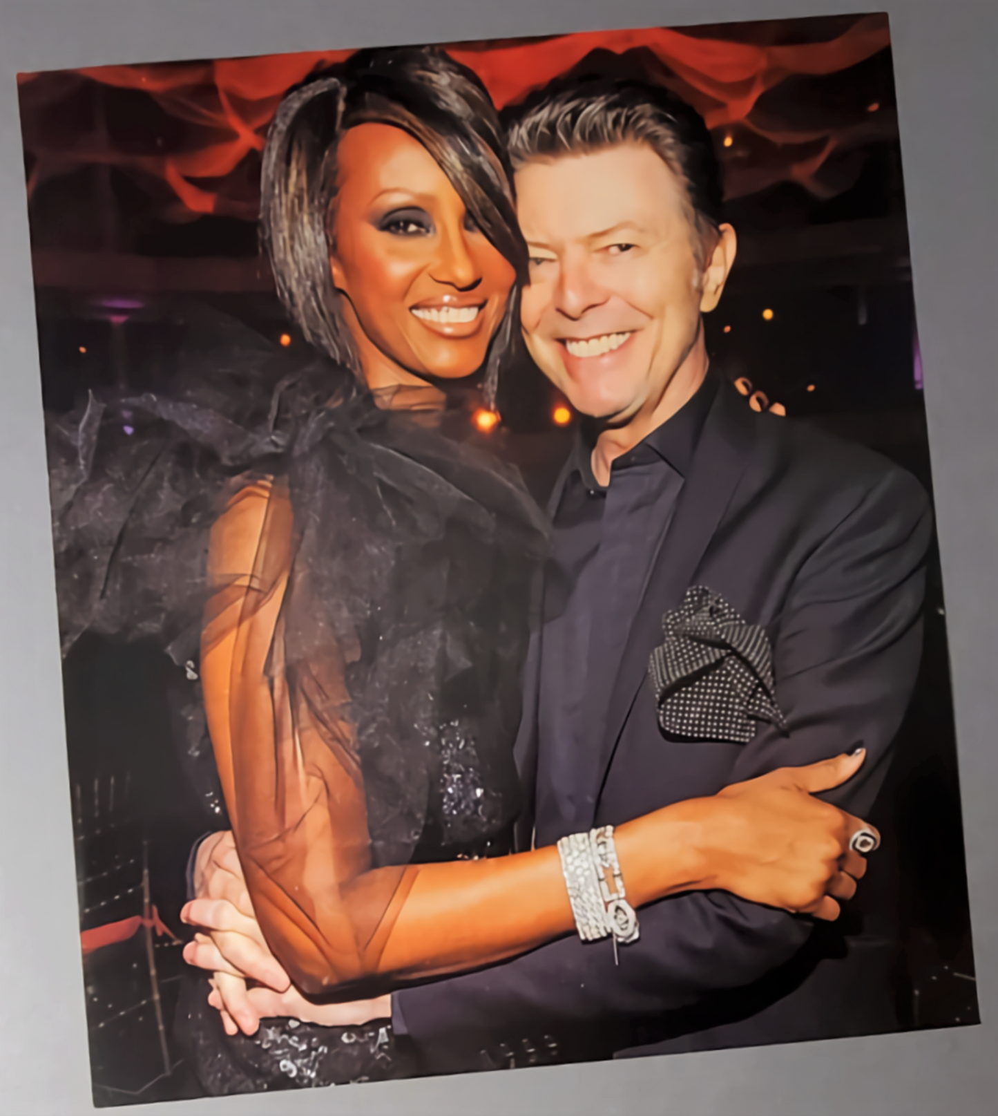 David Bowie Iman Art Photograph Available In AREA51GALLERY New Orleans 