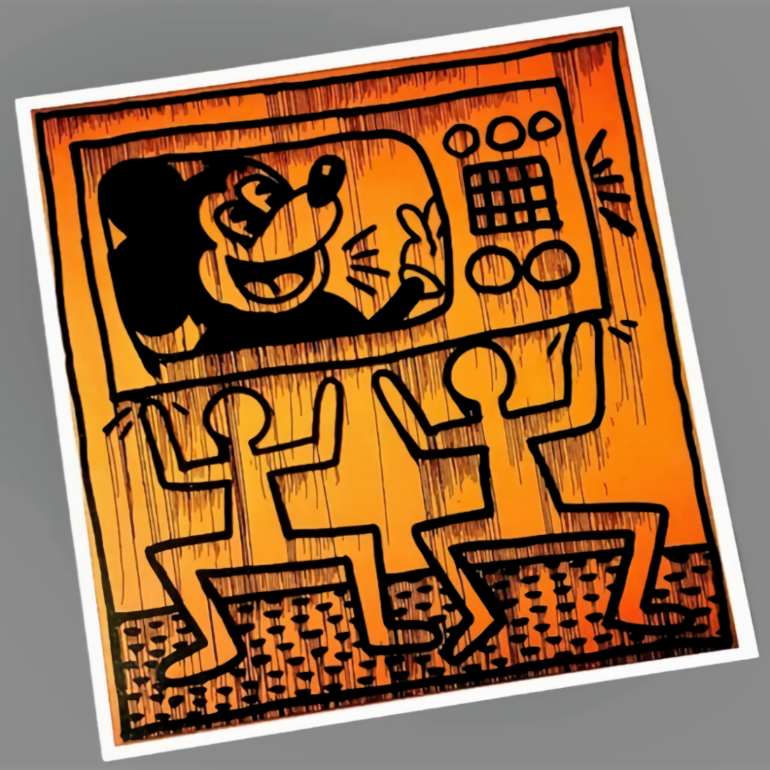 Keith Haring Mickey Mouse Art Print For Sale In AREA51GALLERY New Orleans 