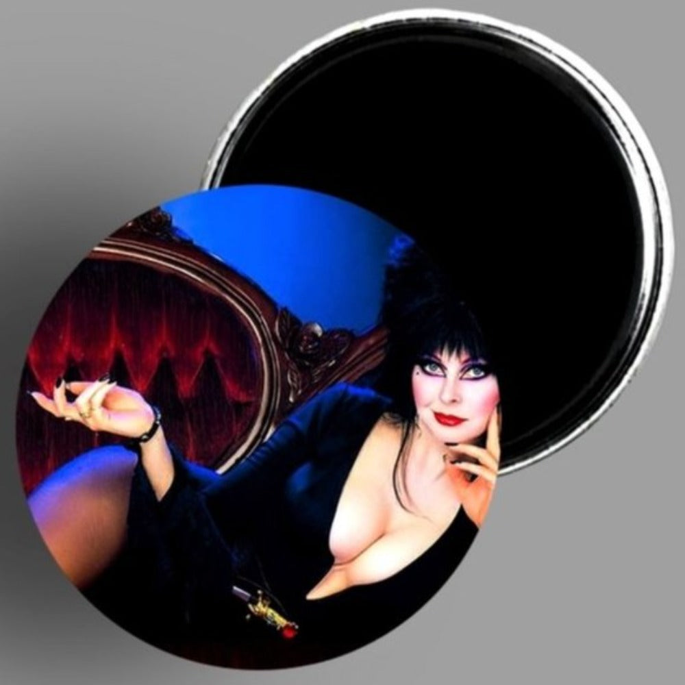 Elvira Mistress Of The Dark Red Settee Magnet Available In AREA51GALLERY New Orleans