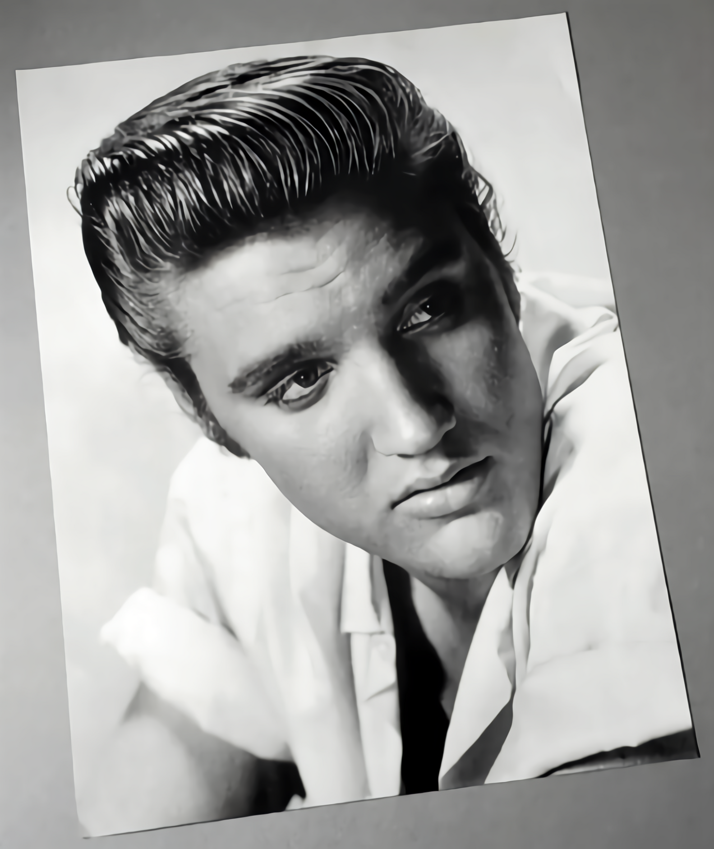 Elvis Presley Black White Life Magazine Art Photograph Available In   
