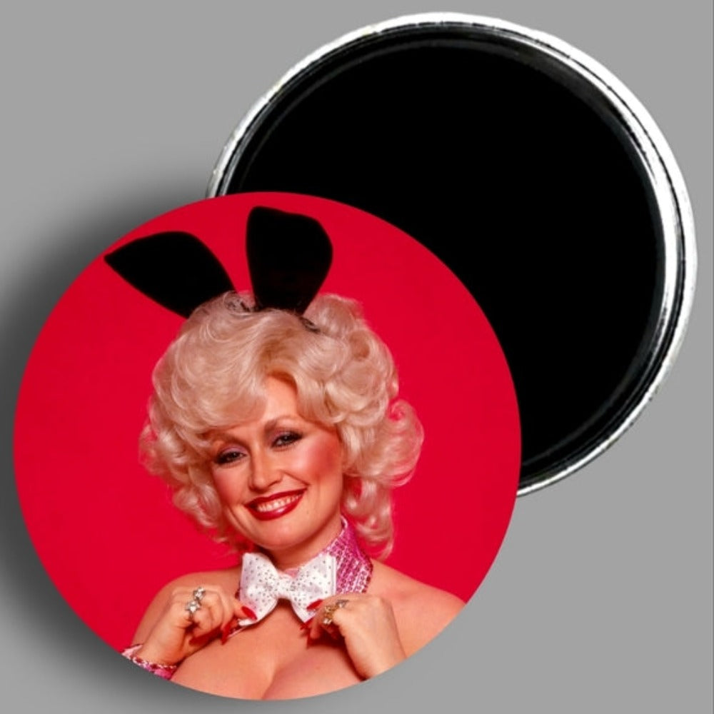 Dolly Parton Playboy Magnet Handcrafted In AREA51GALLERY New Orleans 