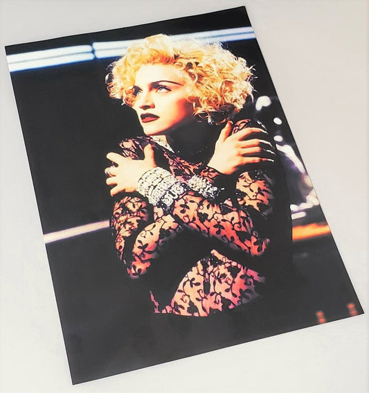 Original photo page featured in 1991 Madonna Photo Album Japanese Edition softcover book