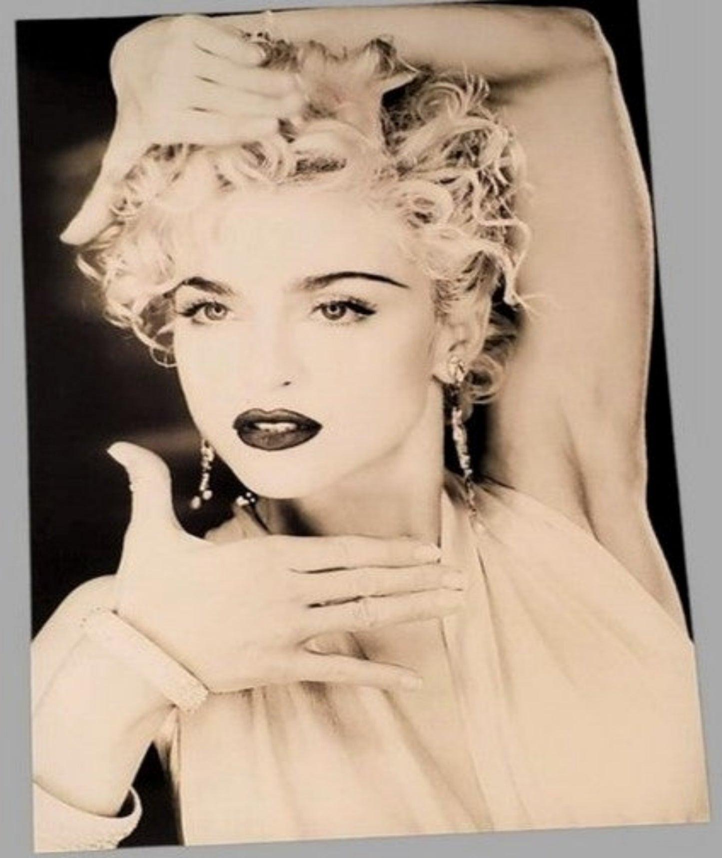 Vintage 1991 Madonna Strike A Pose Art Print Available In AREA51GALLERY New Orleans