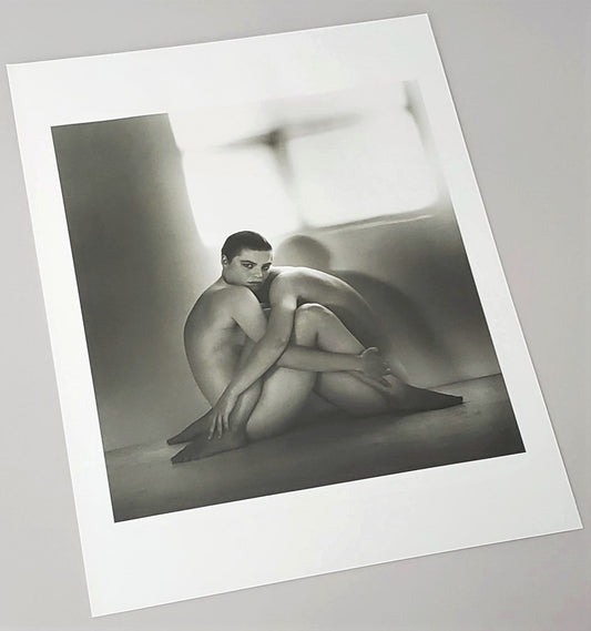 Original Herb Ritts photograph page featured in 1998 Men/Women hardcover book collection