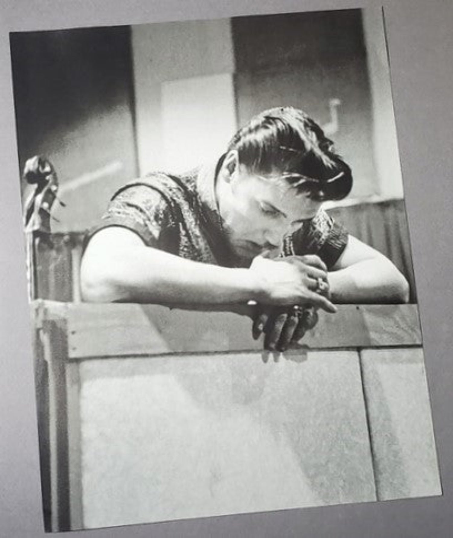 Elvis Presley Recording A New Song in 1956 art photograph available in AREA51GALLERY New Orleans