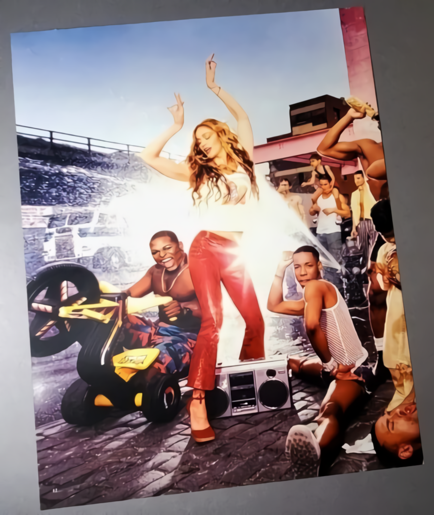 Madonna Street Style Art Poster  Available In AREA51GALLERY New Orleans 
